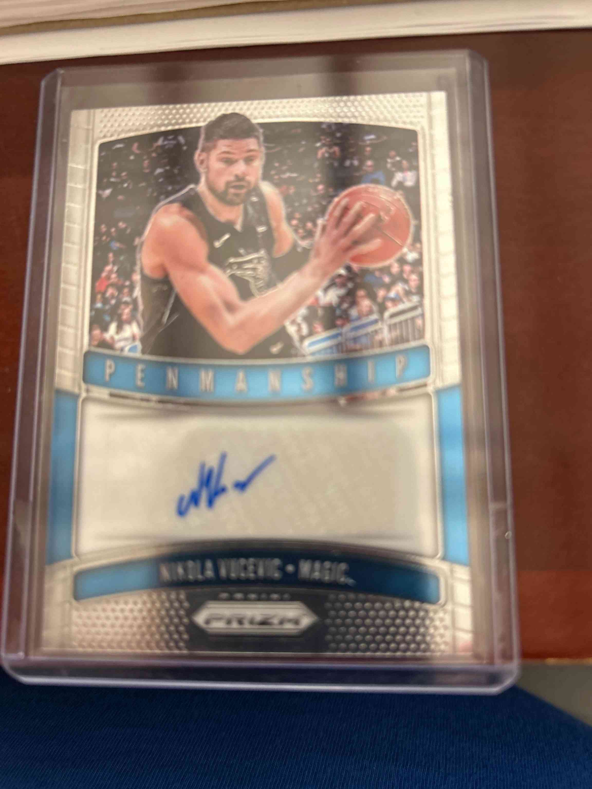 Image for 2019-20 prizm penmanship autograph auto magic nikola vucevic #pm-nvc