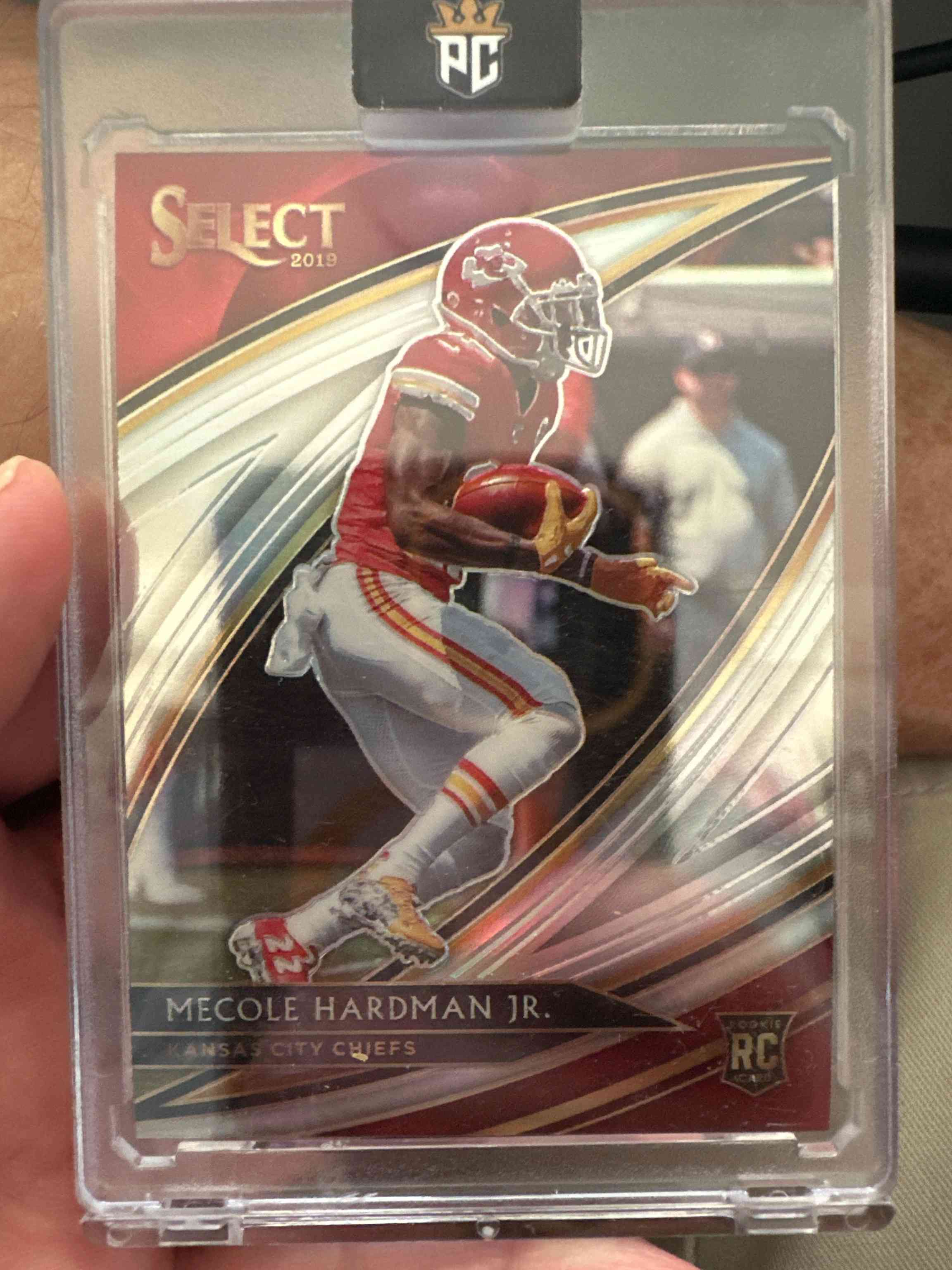 Image for 2019 panini select mecole hardman jr. rc silver field level rookie psa 10 d-389