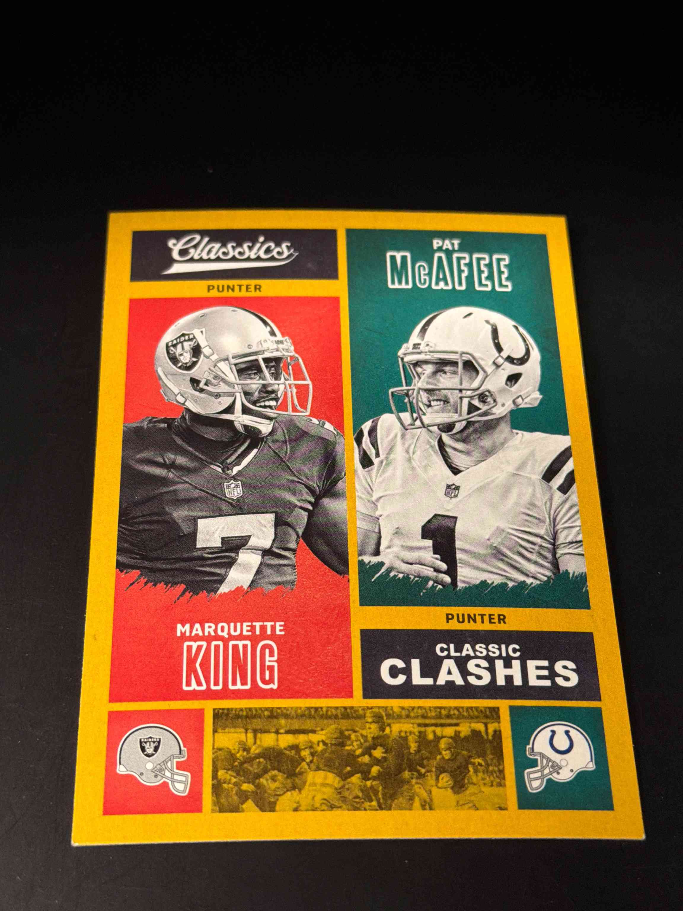 Image for 2017 panini classics marquette king/pat mcafee gold classic clashes #cc-mkpm sp