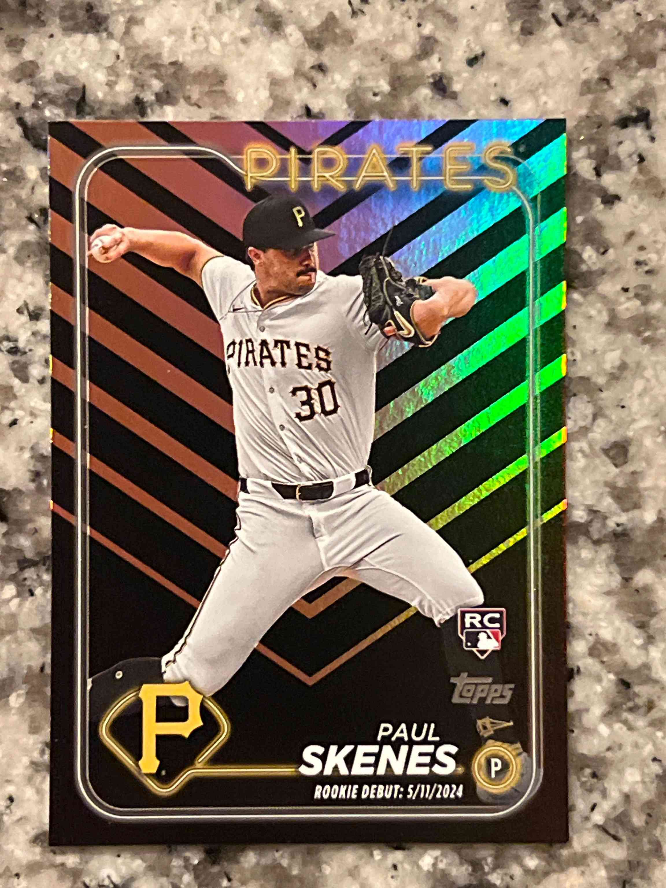 Image for 2024 topps update series debut holiday paul skenes