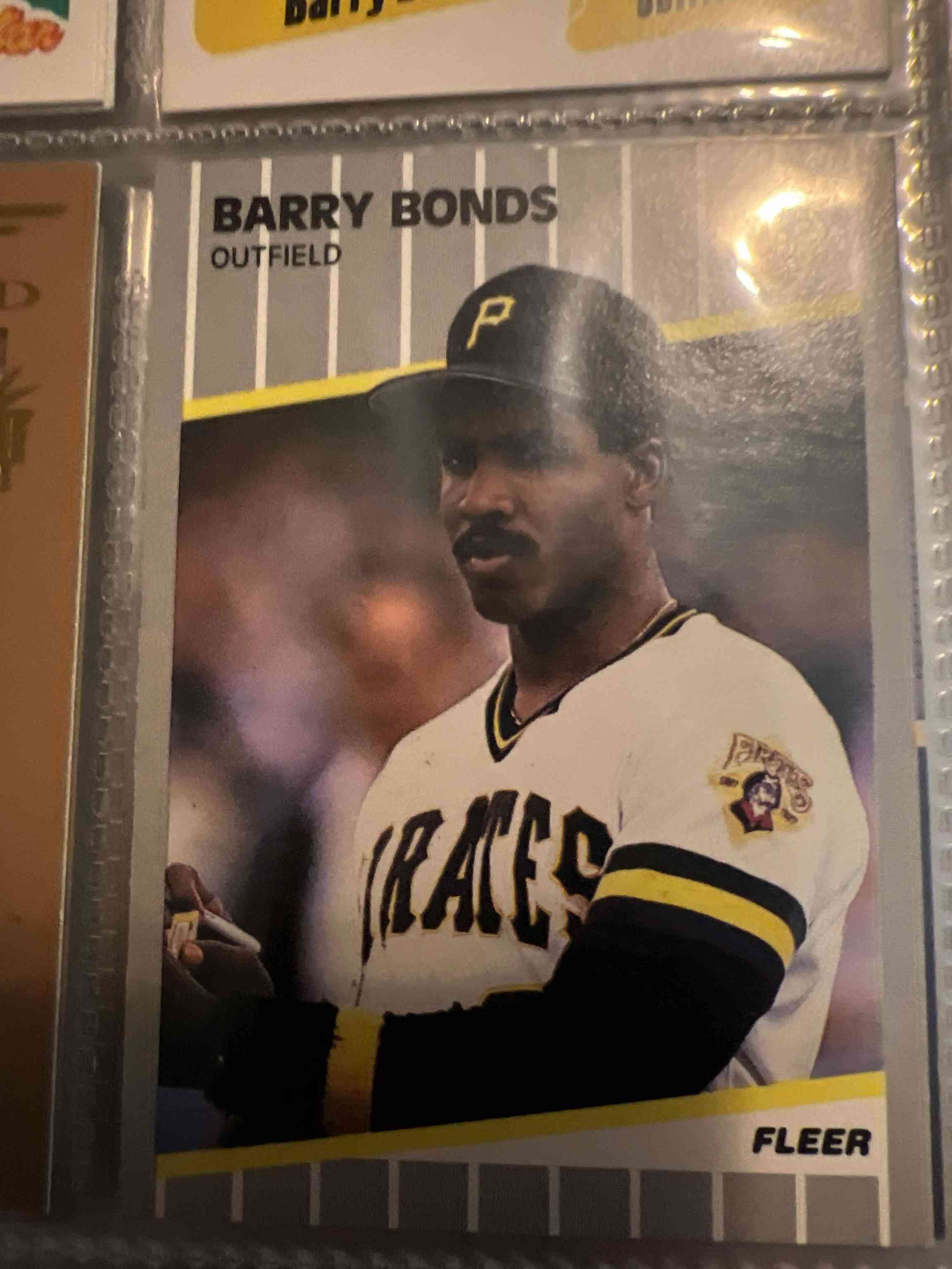 Image for 1989 Fleer Glossy Barry Bonds #202