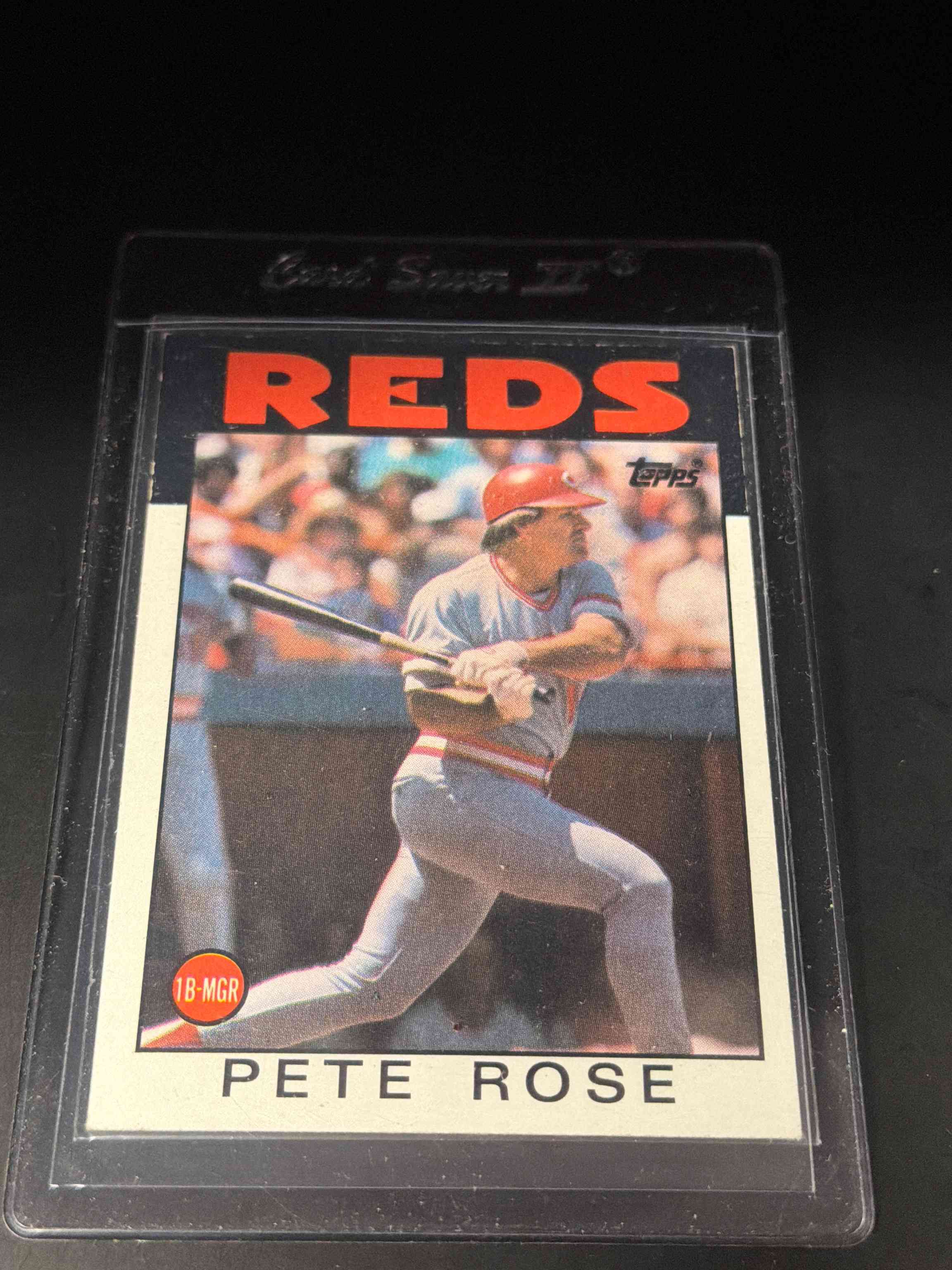 Image for 1986 topps 1 pete rose psa nm-mt 8