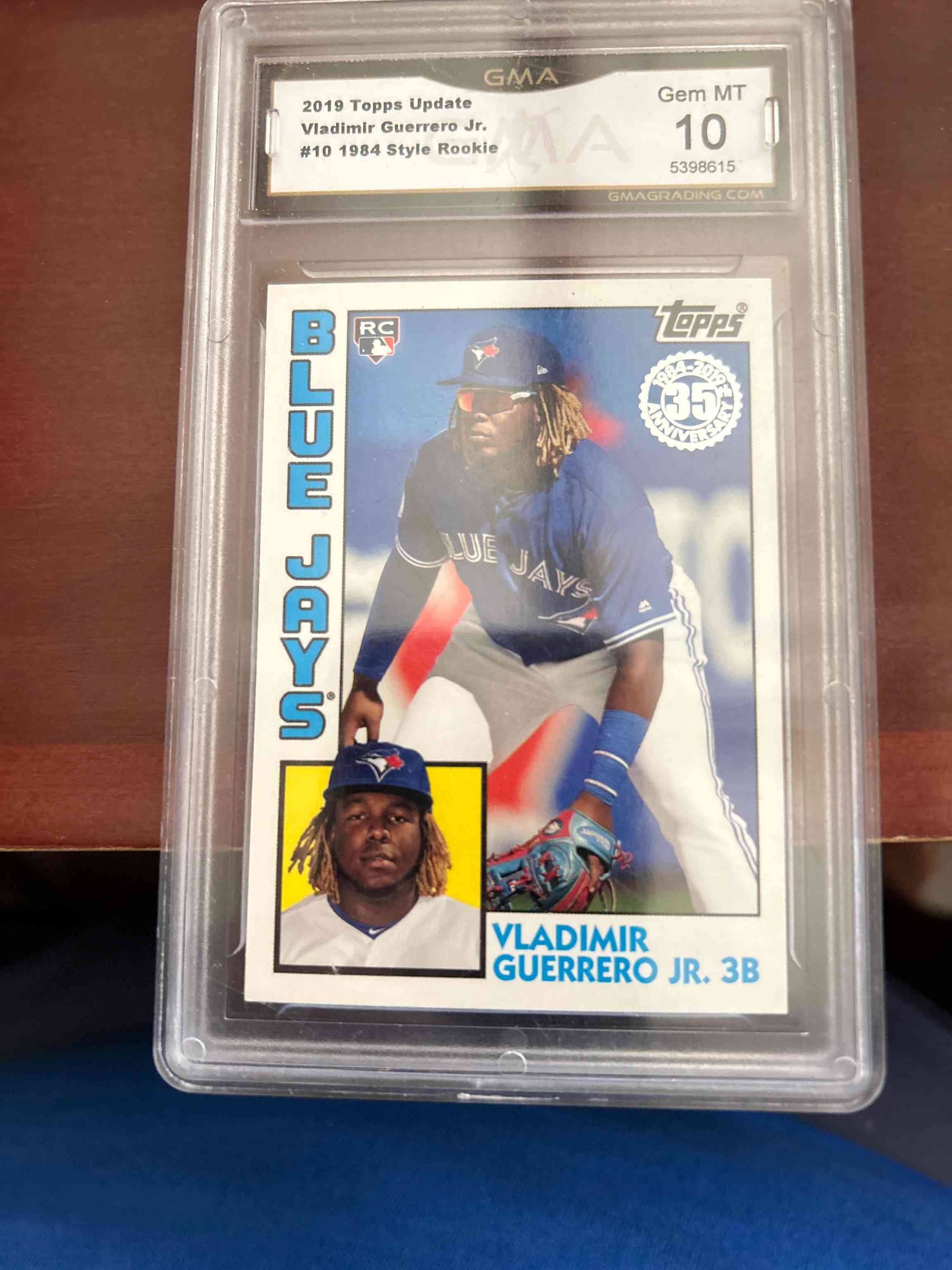 Image for 2019 topps update '84 topps #8410 vladimir guerrero jr. rookie - nm-mt