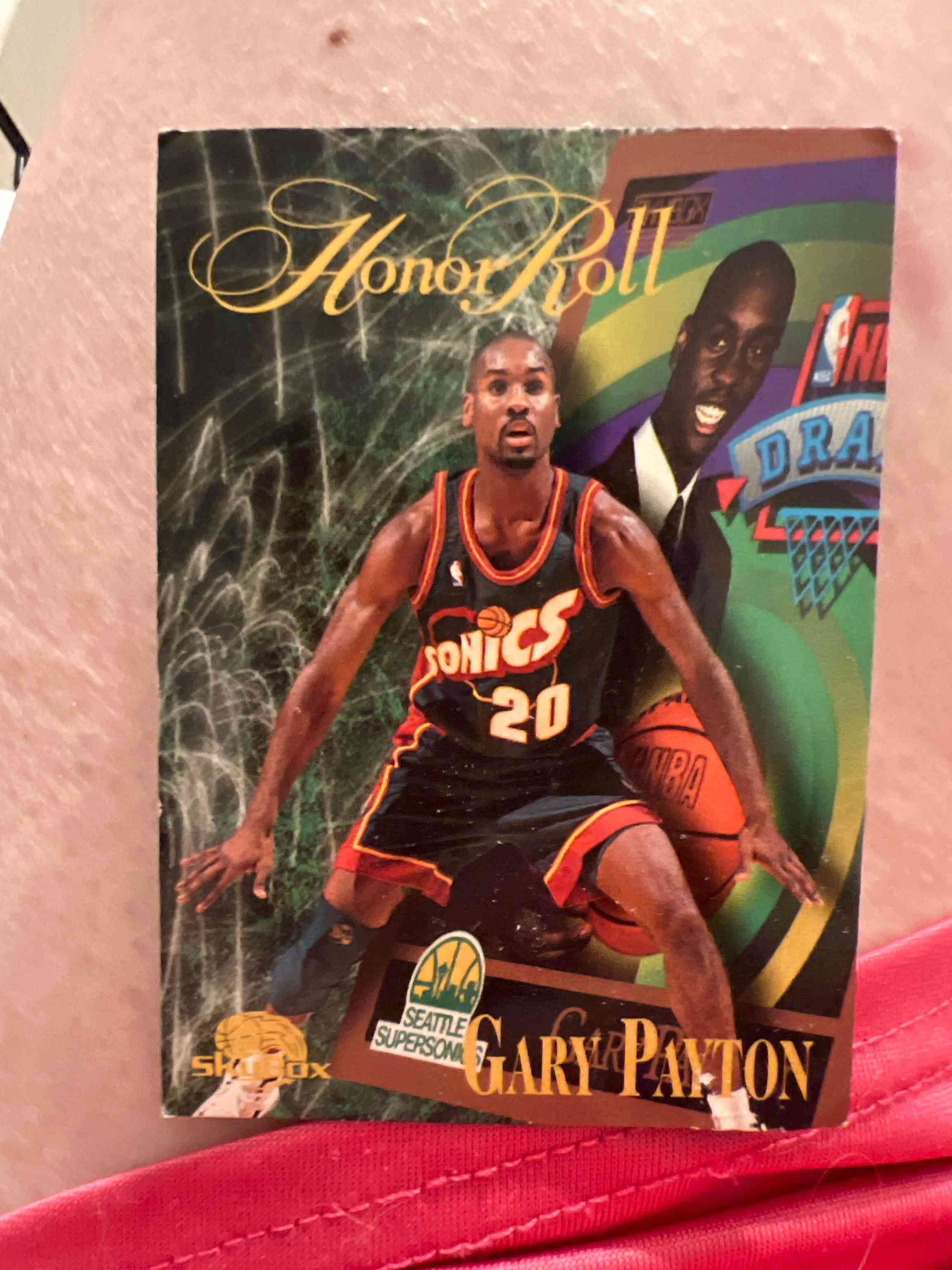 Image for gary payton 1995-96 skybox premium series 2 #274 honor roll