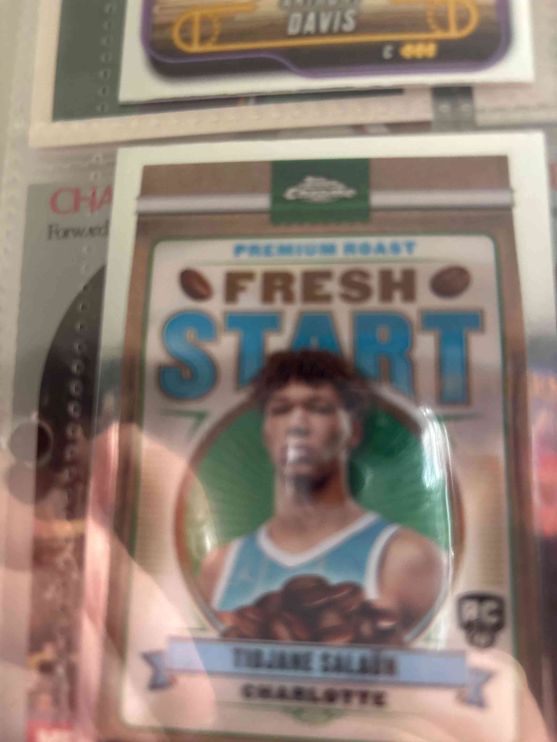 Image for 2024-25 topps chrome start blue tidjane salaun