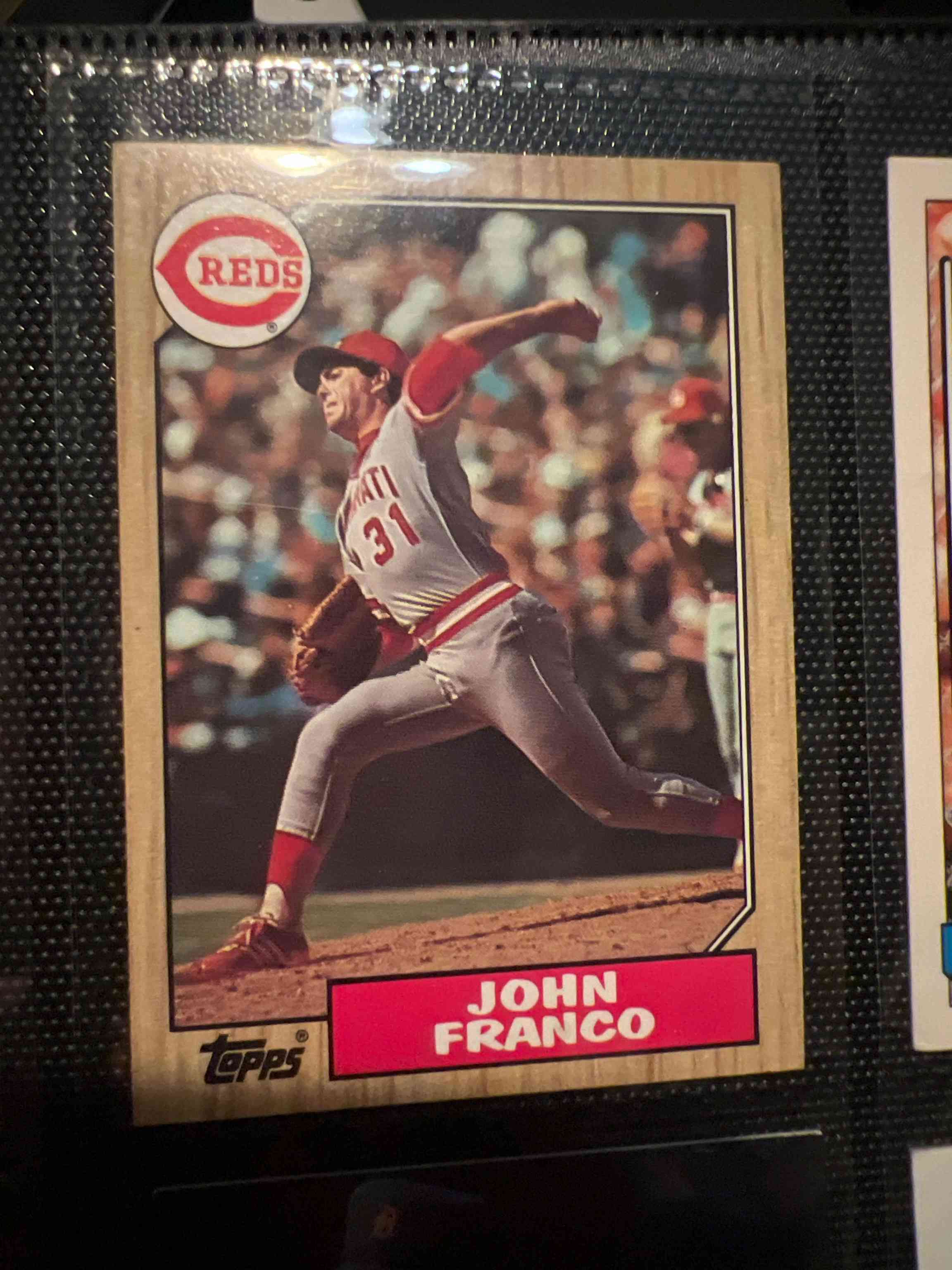 Image for 1987 o-pee-chee base john franco #305