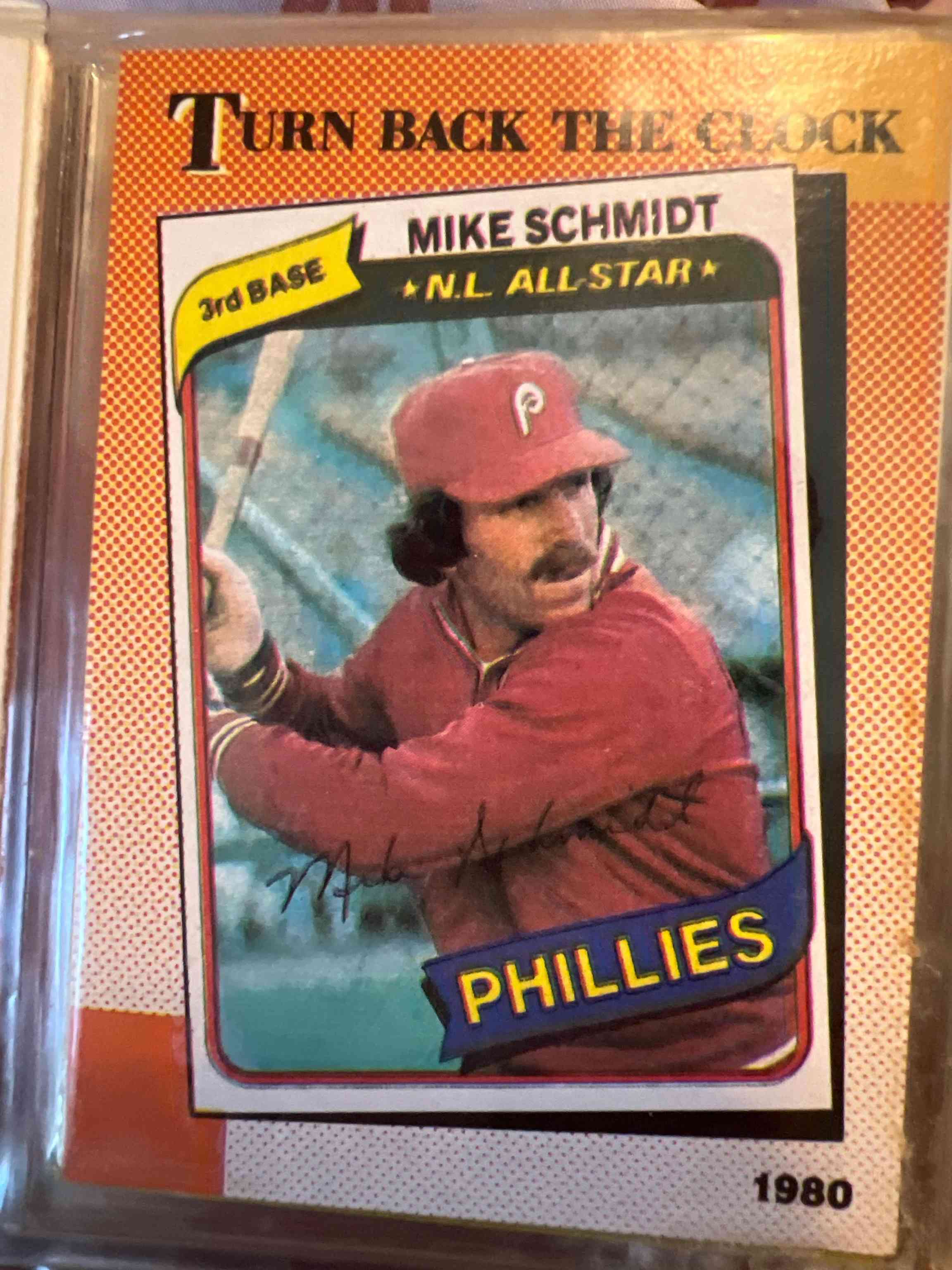 Image for 1980 topps baseball #662 mike schmidt gem mt psa 10 turn back the clock