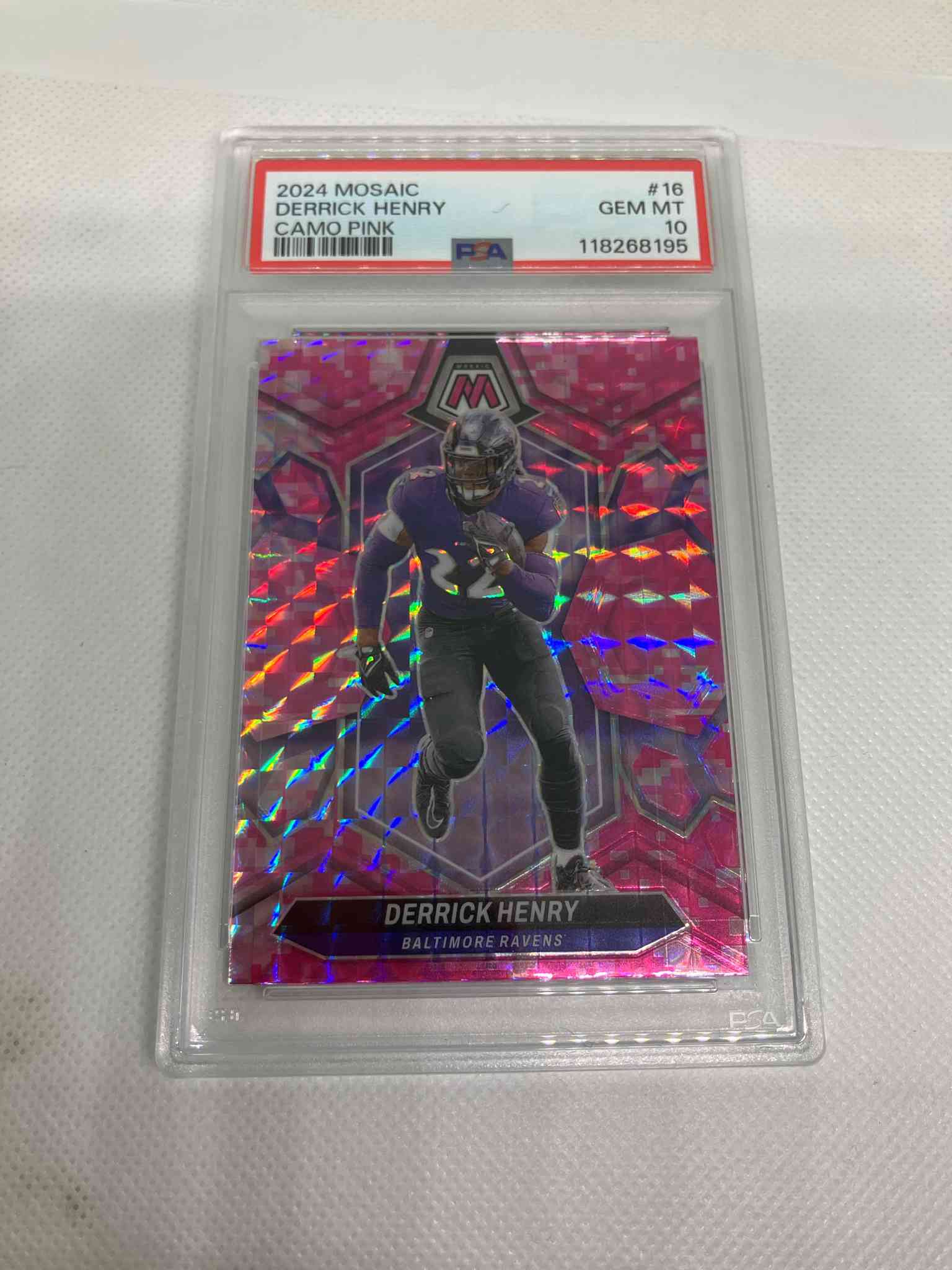 Image for 2024 mosaic purple derrick henry 16 /49