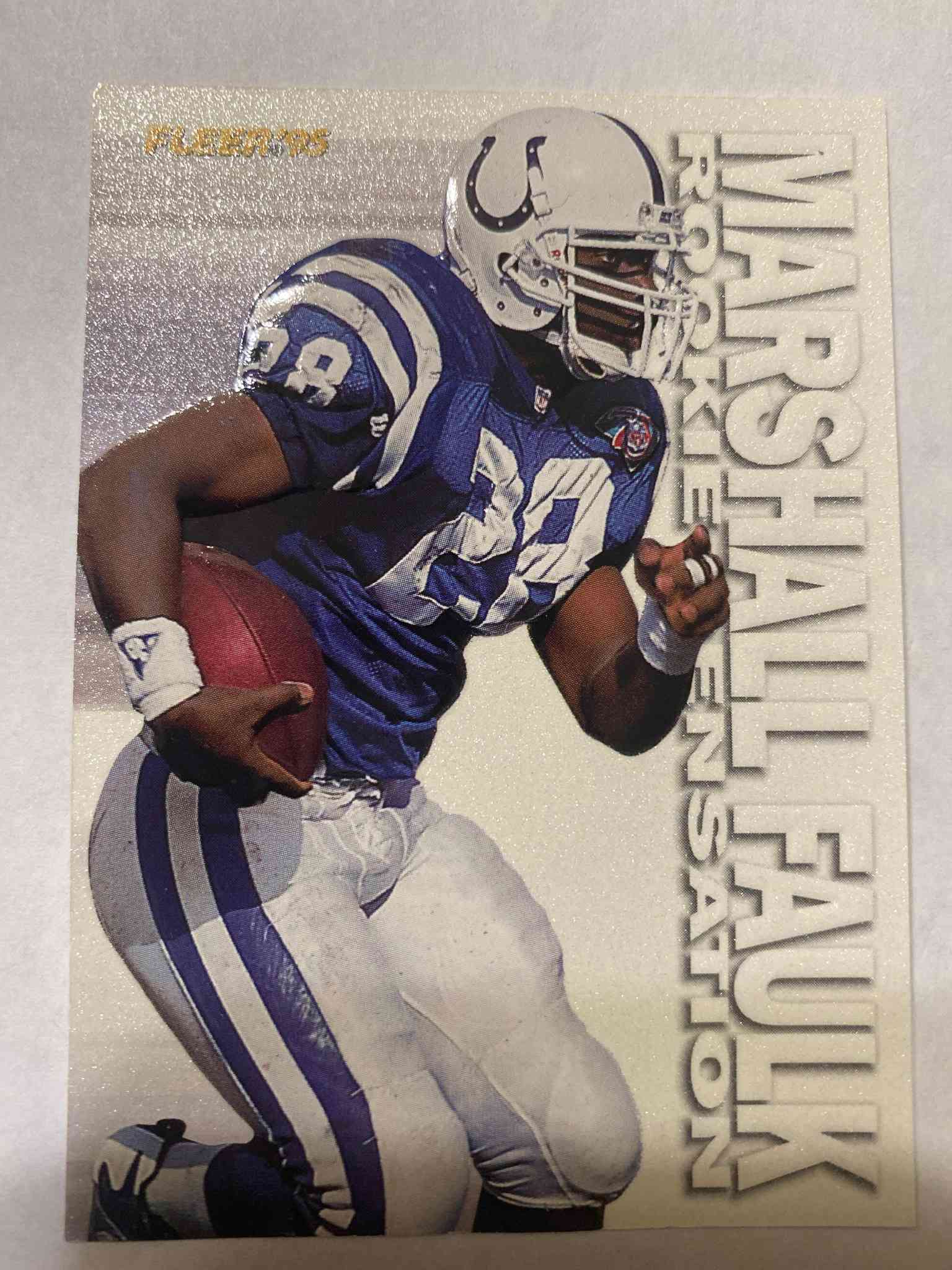 Image for 1995 fleer rookie sensations marshall faulk #6