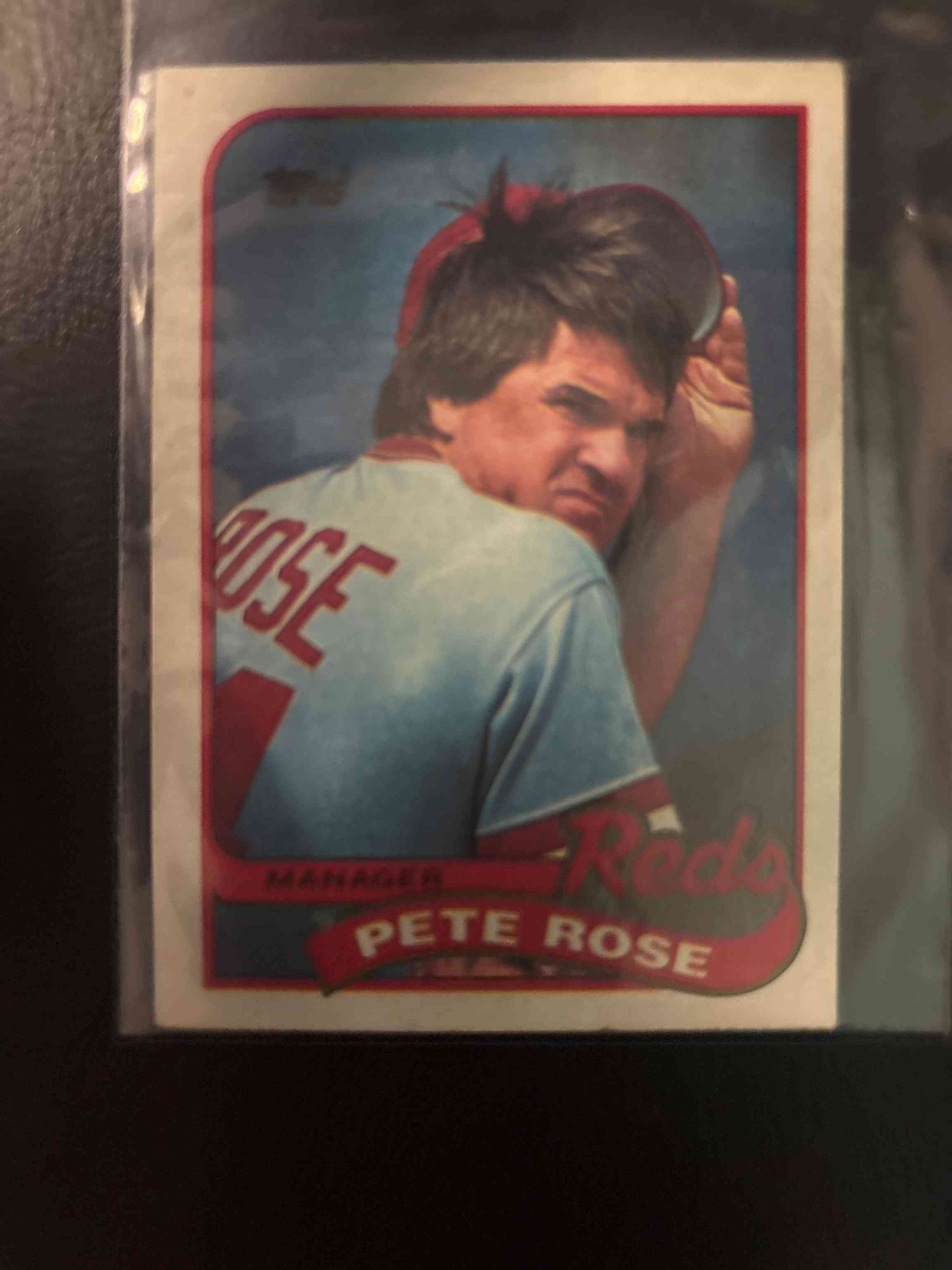 Image for 1989 topps #505 pete rose reds psa 9 b3889657-101