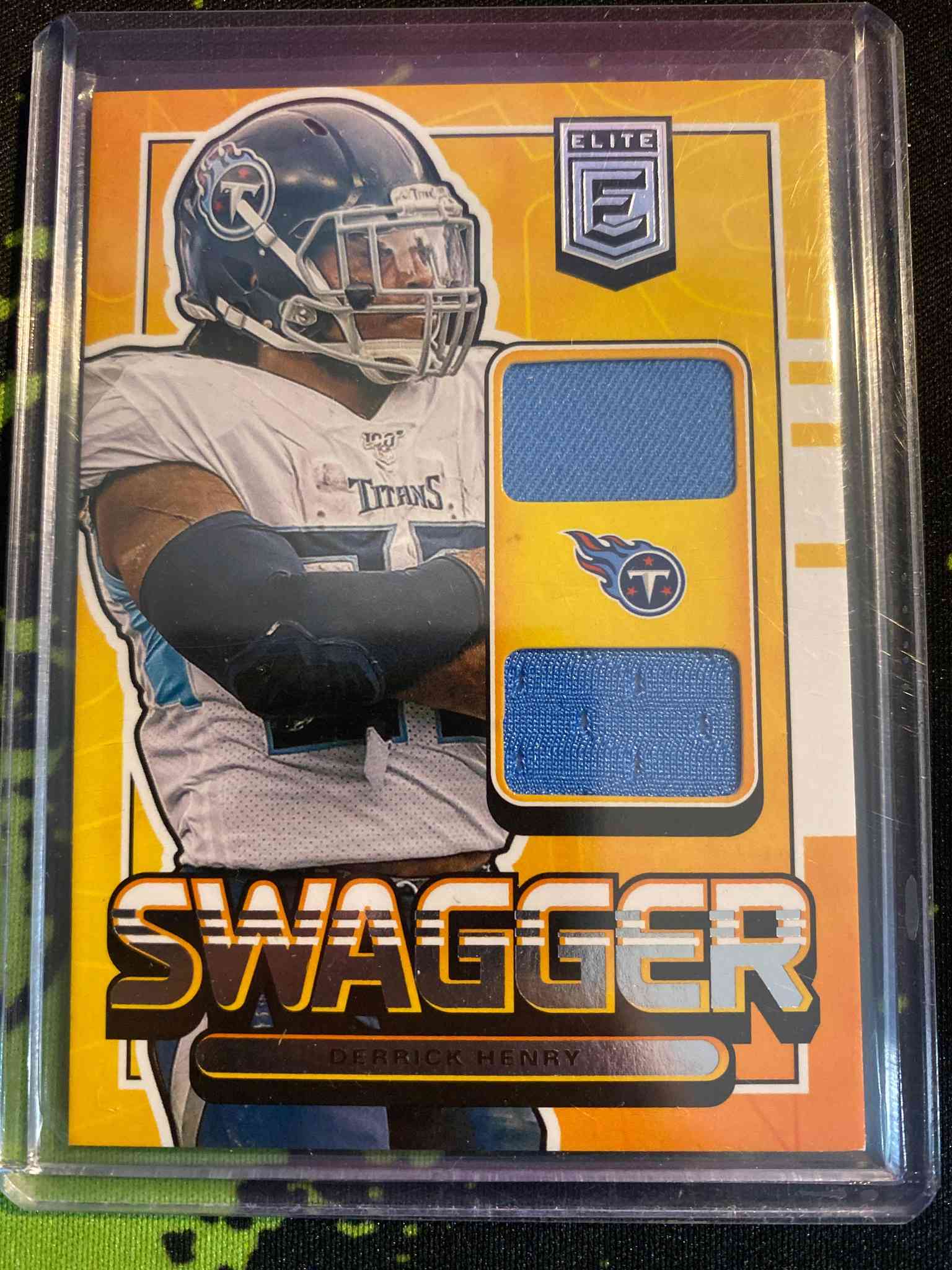 Image for 2020 donruss elite swagger derrick henry #sw28 patch relic