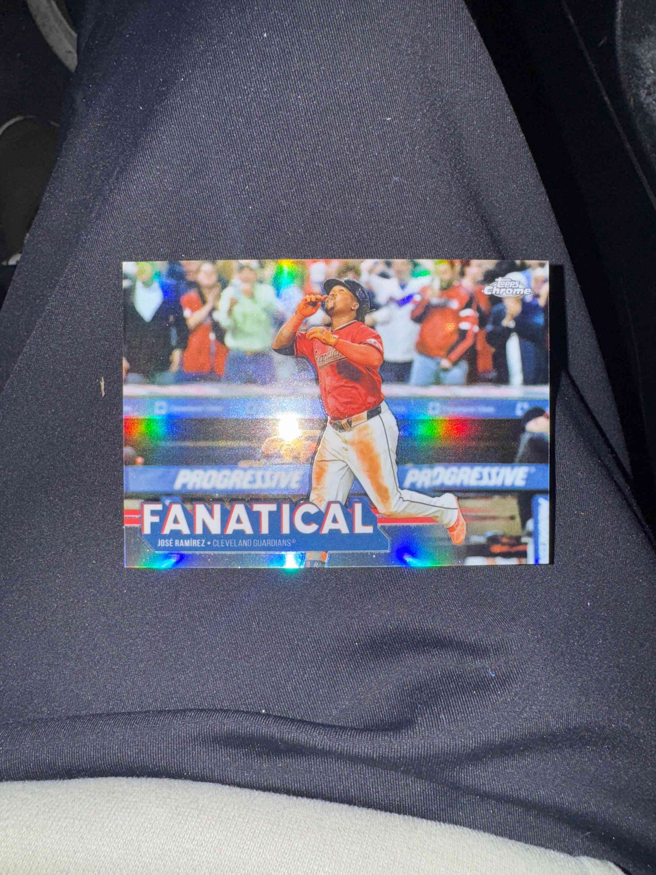 Image for 2025 topps chrome fanatical jose ramirez