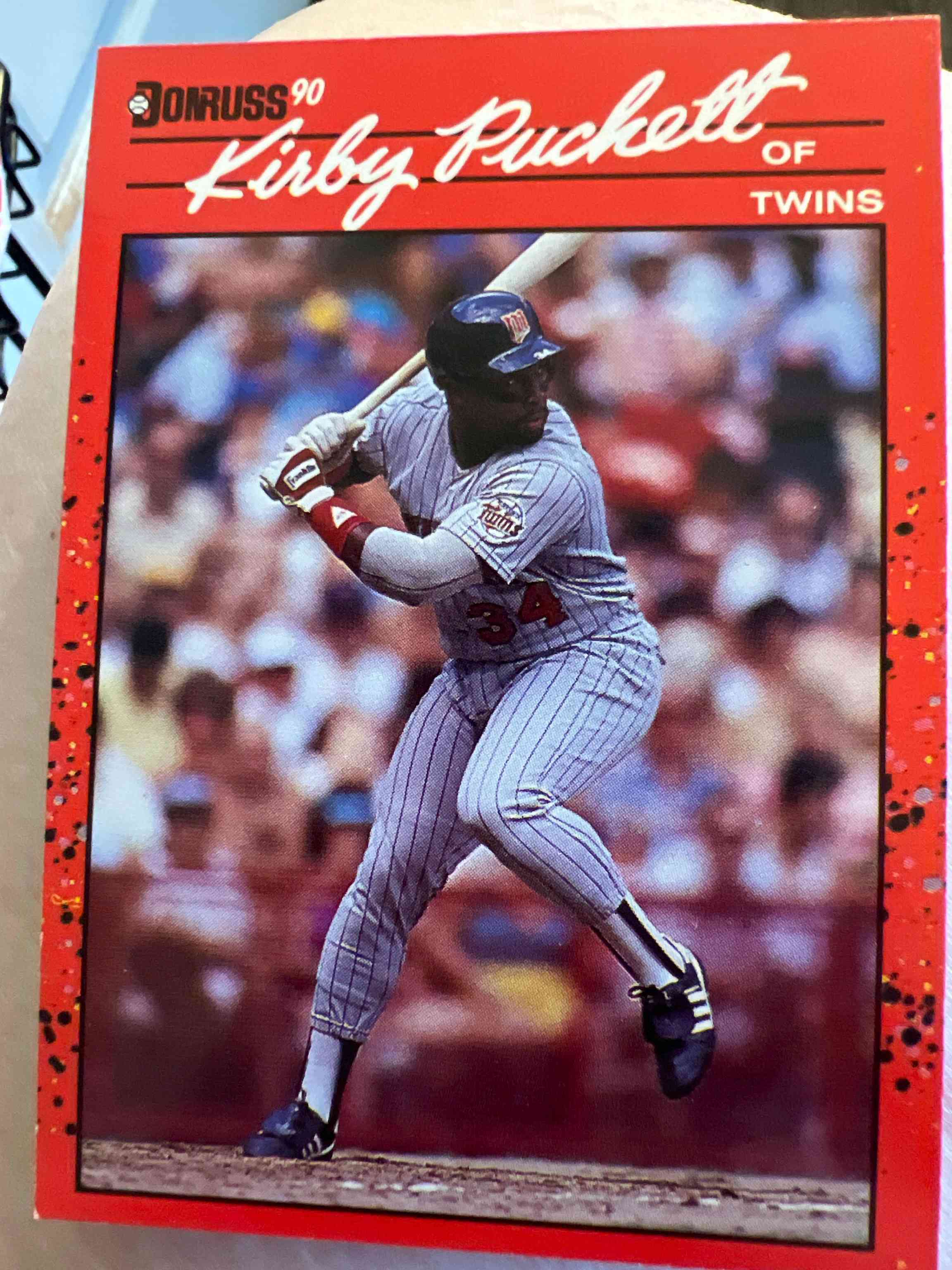 Image for 90' Kirby Puckett Baseball Card